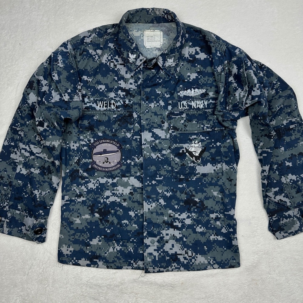 US Navy NWU Type I Digital Camo‎ Jacket SSN 761 Fast-Attack Submarine Patch